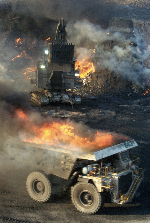 blair athol mine fire